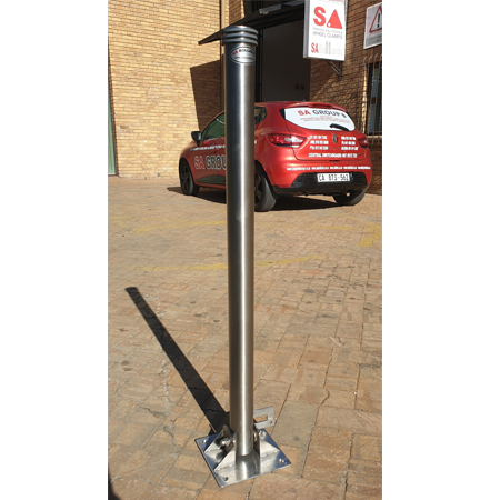 Stainless Steel bollard.