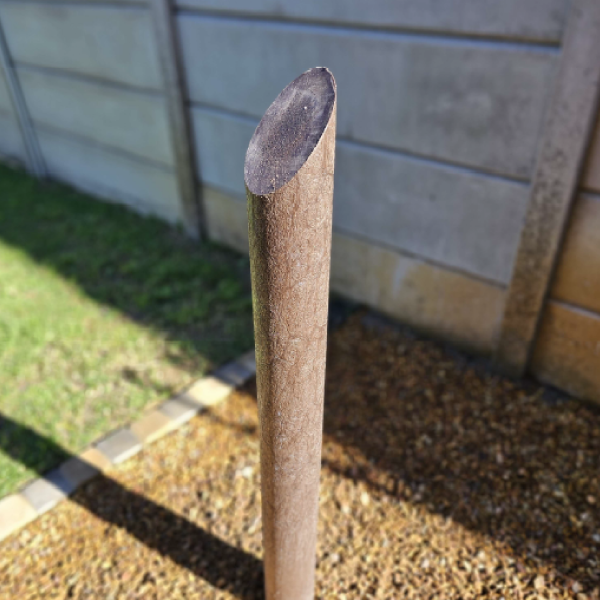 Round-100-Slanted-Top-Bollard